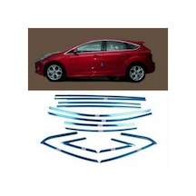 Ford Focus 3 Hb Krom Cam Çerçeve Çıtası 2012-2015 Arası