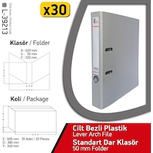 Laçin Klasör Gri Dar 30 Adet 1 Koli