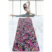 Antoryum 60x200 Cm Yoga,spor,fitness,pilates Halısı Yoga Matı Yıkanabilir Kaymaz Djth Pembe