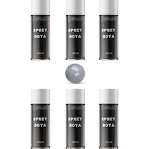 6 Adet Ral 7040 Beton Gri Sprey Boya 400 Ml.