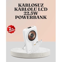 Hubrendy Tekno Kablosuz Ve Kablolu Şarj Destekli Taşınabilir Powerbank Diğer