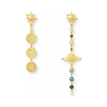 Çelik Gezegen Küpe Gold 70839298