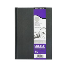 Daler-rowney Simply Medium Grain 100 G/m² Sert Kapak, A5 Eskiz Defteri, Yumuşak Beyaz, 54 Yaprak, Giriş Seviyesi Eskiz Defteri, Öğrenciler Ve Hobiler İçin İdeal