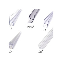Cam Balkon Yeni Şeffaf Fitilleri 8Mm Cama Göre Tüm Çeşitler