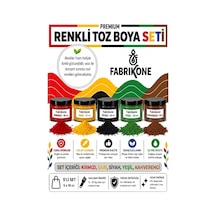 Toz Mum Boyası Seti 10 Cc 5'li Soya & Parafin Wax Için Kırmızı, Sarı, Siyah, Yeşil, Kahverengi Bkfab5ksrsykh10g Çok Renkli