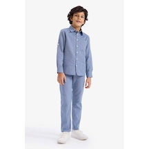 Defacto Erkek Çocuk Düz Paça Pantolon G6741a826spın34 İndigo-ın34