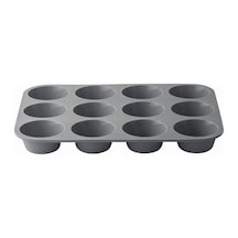 Tr 12'li Silikon Muffin Kalıbı, Esnek Yapışmaz Cupcake Kek Kalıbı, Kolay Çıkarma Ve Temizlik, Fırın Uyumlu, Ç Diğer