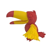 3d Hareketli Tukan Kuşu Figürlü Oyuncak - Sarı/kırmızı