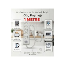 Vikomulti-let 5 Li 1-15 Metre Arası Anahtarli Çocuk Korumali 3x2.5 % Yüz Tam Bakır Ttr Kablolu Uzatma Seyyar Markanin Özel Üretimi Orijinal Tse Fişli Bakir Kablolu 1 Metre - 894357203 1 Metre - 894357203 15 M Ve Üzeri