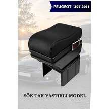 Peugeot 207 2011 Uyumlu Kol Dayama Siyah Renk Lüks Tip Bardaklıklı Küllüklü