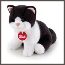 Bezos Peluş Siyah Beyaz Kedi 20 Cm Nxrlvng