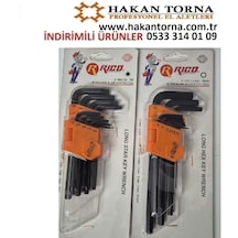 Ht- Rico L Allen Takımı Uzun Ve Torx Alyen Takımı Uzun 18 Pç