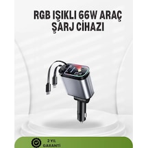 Ford, Opel, Volvo, Skoda Araçlar İçin 66w Çoklu Hızlı Şarj Cihazı Ford, Opel, Volvo, Skoda Uyumlu