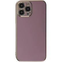 Newface - 679 - iPhone Uyumlu 14 Pro Kılıf Volet Silikon - Novapazr - - Mor
