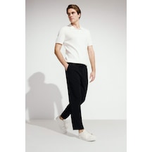 Defacto Yumuşak Dokulu Relax Fit Siyah Pantolon G8149ax26smbk81 Siyah-bk81