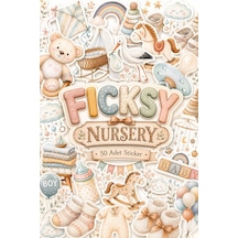 Boho Tarzı Baby Shower Sticker - Bebek Çocuk Odası Sticker Seti - 50 Adet Etiket Çıkartma Diğer