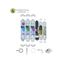 Pws Kapalı Kasa Su Arıtma Cihazlarına Uygun Sertifikalı 6lı Platinium Mebran Purefer+b12 Alkali Set
