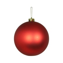 Yılbaşı Süsü Mat Top Kırmızı 20 Cm