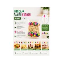 Yonca Bambu Kürdan 9 Cm 50 Adet - 913951512