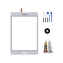 Samsung Galaxy Tab Sm-t350 Uyumlu Hk Dokunmatik Beyaz + Montaj Seti