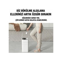 Otomatik Hareket Sensörlü Çöp Kovası, Banyo Çöp Kovası, Çocuk Odası Çöp Sepeti, Çöp Kutusu, 2 Adet 1.5 V Aa Pil, Piller Pakete Dahil Değildir 12 Litre - 23.5x17.5x31.8 Cm Belirtilmemiş