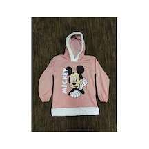Çello Mello Gez Boy Kız Kapşonlu Sweatshirt Gül Kurusu Gül Kurusu