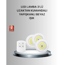 Hubrendy Tekno Dekoratif Ve Pratik 3 Lü Kumandalı Spot Led Aydınlatma
