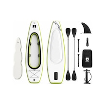 Kano Ve Paddle Board Seti İkisi Bir Arada Sup Board Şişme Kayak Yeşil