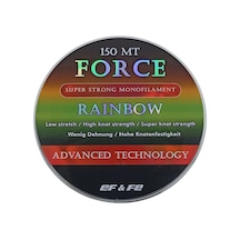 Effe Force Rainbow 150m Renkli Misina 0,18mm Standart