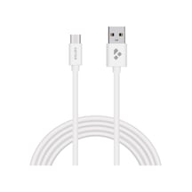 Type-c Hızlı Şarj Ve Data Aktarım Kablosu 2.4 A Güç, Dayanıklı Esnek Tasarım, Senkron Veri Aktarımı, Güvenli Şarj Koruması, Tüm Type-c Cihazlarla Uyumlu