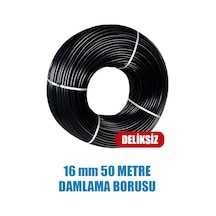 16 Mm Damlama Borusu 50 Metre Deliksiz Damla Sulama Hortumu Sulama Sistemi