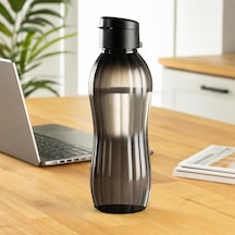 900 Ml Matara Sporcu Suluk, Bpa Free Sızdırmaz Su Şişesi, Mat Görünümlü Antrasit Renk Spor Outdoor Okul Ofis Kul Diğer
