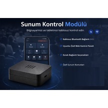 Profesyonel Kablosuz Sunum Kontrol Modülü Bluetooth İle Powerpoint/pdf Yönetimi, Web Arayüzü