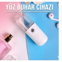 Hubrendy Çer Şarjlı Mini Yüz Nemlendirici Dezenfektan Cihazı Mist Sprayer