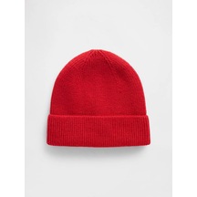Gap 791205003 V-cozy Ribbed Erkek Bere Kırmızı