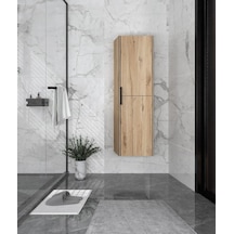 Orka Trio 40 Cm Mdf Senza Banyo Boy Dolabı Meşe Orka Trio 40 Cm Mdf Senza Banyo Boy Dolabı Meşe