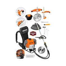 Graizer Series 58 Cc 11000 Rpm Sırt Tipi Benzinli Ot Çalı Çim Biç