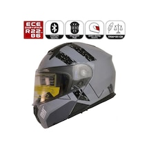 M966 V2 Wx10 Motosiklet Kaskı Güneş Vizörlü Çene Açılır Motorcu Kask Çok Renkli