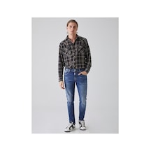 LTB New Dıego X Dar Paça Orta Bel Jean Pantolon Orta Mavı 54544