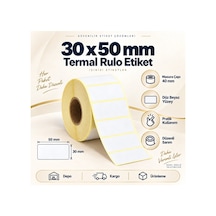 50x30 Rulo Ribonsuz Termal Barkod Etiketi 40 Mm Masura 1000 Sarım Diğer