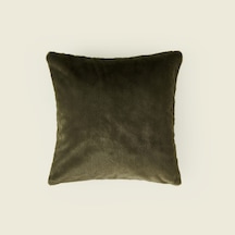 Soft Post Kırlent Kılıfı - Haki - 45x45 Cm Renkli
