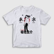 Presmono Unisex Çocuk Baji Anime Tokyo Revengers T-Shirt