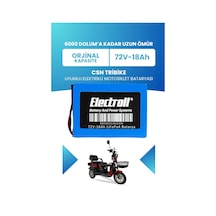 Csn Tribike Batarya Standart Kapasite Lifepo4 72v 18ah Elektrikli Motosiklet Bataryası