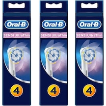 Oral-B Sensi Ultra Thin Diş Fırçası Yedek Baslık 3 x 4'lü
