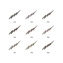 Eyebrow Pencil No: 309 Dark Brown - Şekillendirici Fırçalı Kaş Kalemi 0