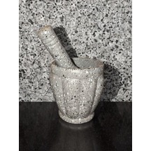 Granit Görünümlü Havan Ve Tokmak Seti, Baharat Öğütücü, Sarımsak Ezici, Çok Amaçlı Mutfak Havancısı, Gr