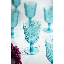 Akrilik Aquamarin Tekli Kadeh & Su Meşrubat Kahve Yanı Bardağı 450 Ml Cam Değildir Sarı