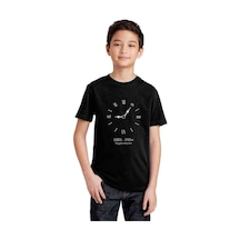 Tshirthane Ulu Önder Gazi Mustafa Kemal Atatürk 9:05 Saat Baskılı Çocuk Siy