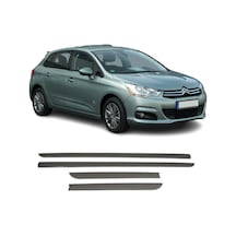 Agtuning Citroen C4 HB Krom Yan Kapı Çıtası 2010-2020 Paslanmaz Çelik