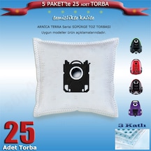 Terra-premium-blu-green-plus-rosso-lotus Turbo Et-et 14000 Serisi Süpürge Toz Torbası 25 Ad 202420